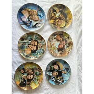 Vintage Cinema Plates  Lot of 6 Plates